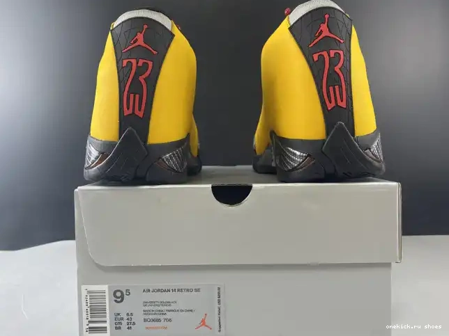 Rep AIR BQ3685-706 JORDAN RETRO 14 GOLD UNIVERSITY 0426